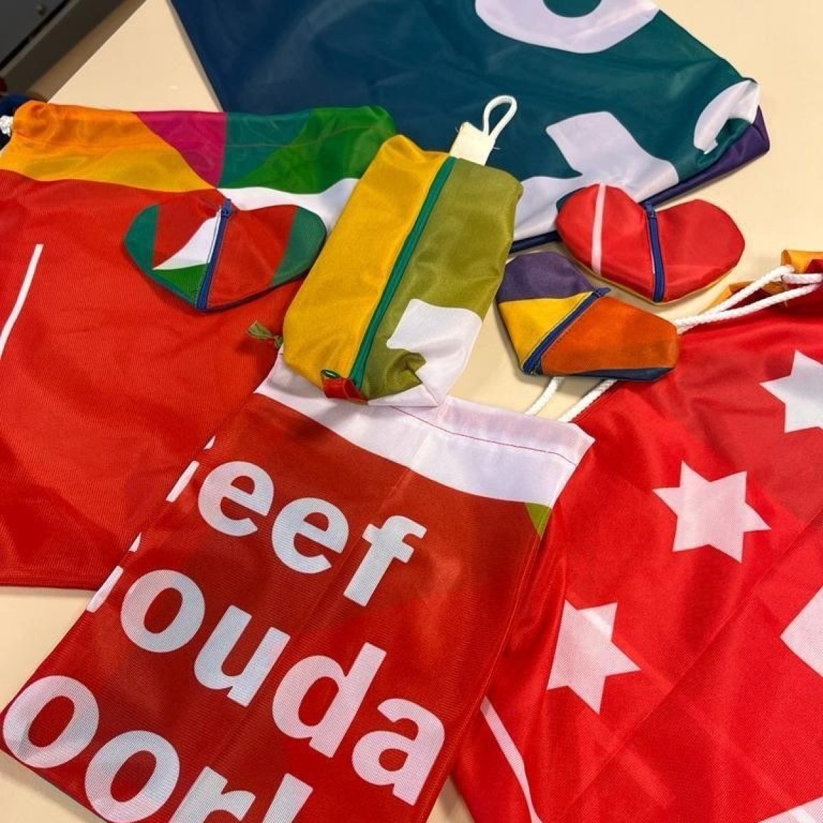 Vlag naar tas items