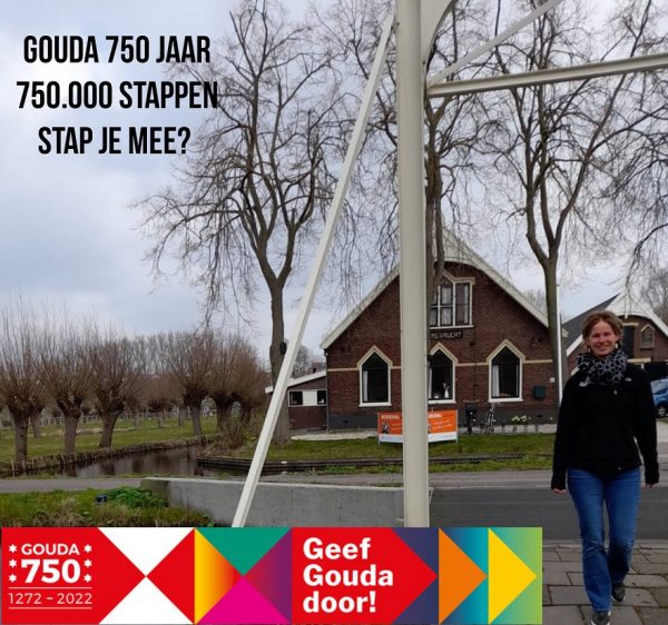 Foto wandelen 750000 stappen